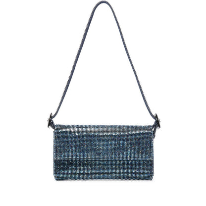 Benedetta Bruzziches Vitty La Mignon rhinestone-embellished denim bag