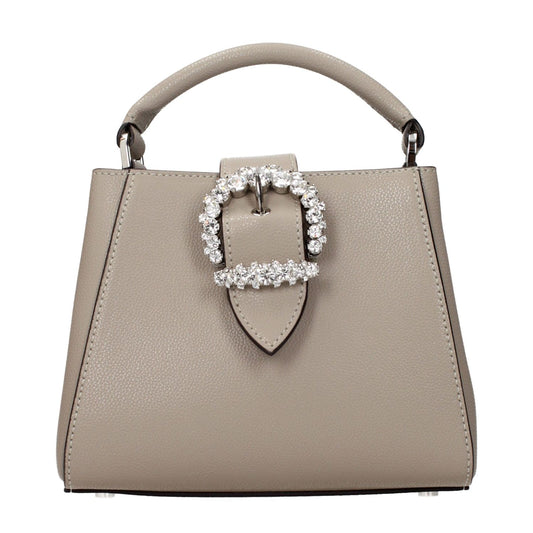 Jimmy Choo Gray Leather Handbag