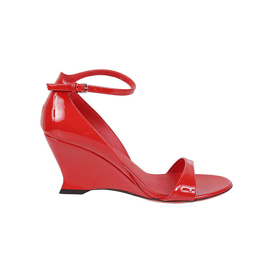 Ferragamo leather wedge sandals with open toe 01G484766346003