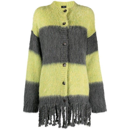 Etro Sweaters Yellow Topwear