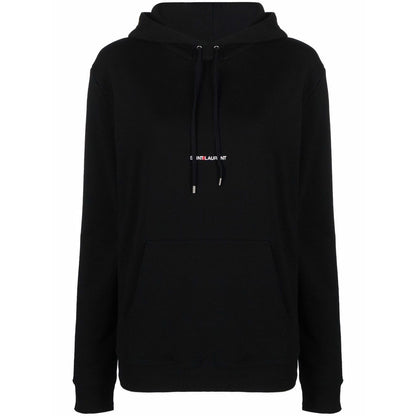 Saint Laurent Logo Print Hoodie
