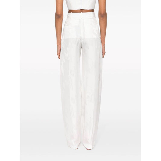 The Attico Trousers White 242WCP43V053043