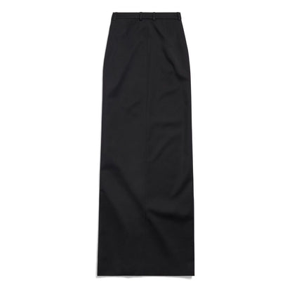 Balenciaga slit tailored maxi skirt