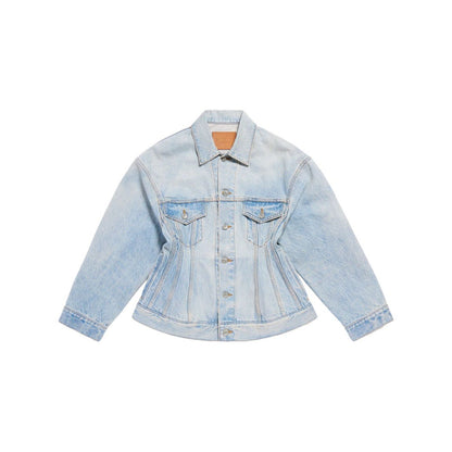 Balenciaga Hourglass silhouette denim jacket