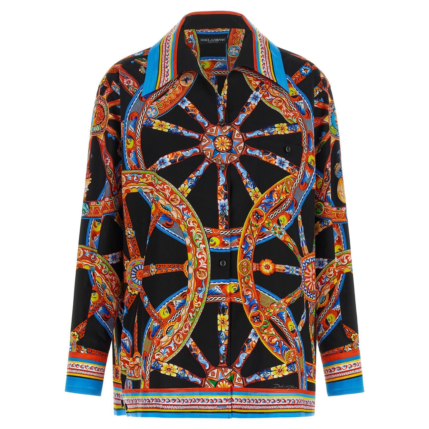 Dolce & Gabbana Multicolor Cotton Blouse