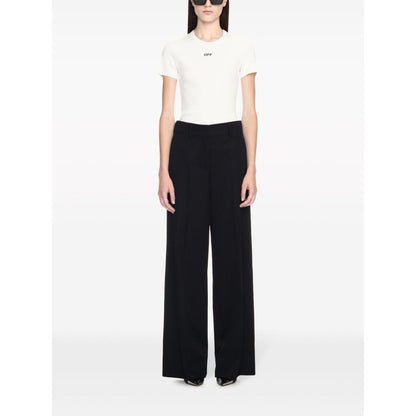 Off White Formal over wool trousers
