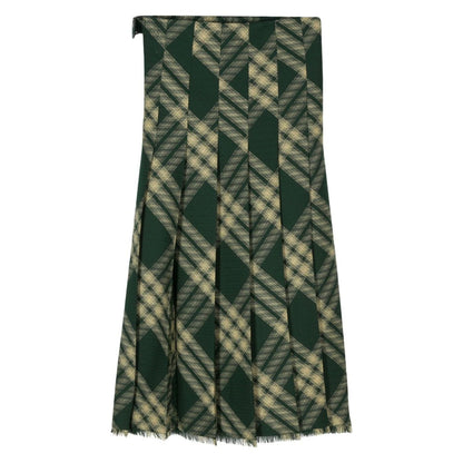 Burberry Pleated wool skirt