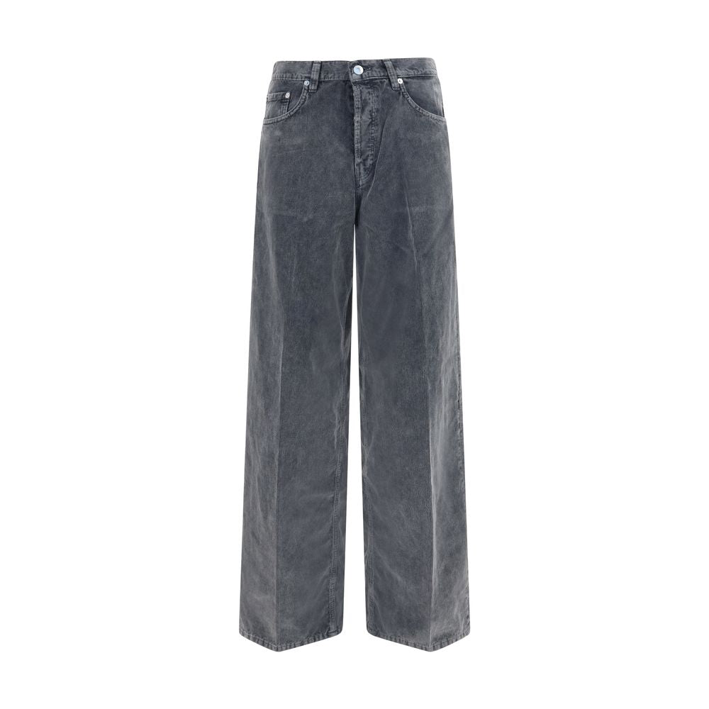 Haikure Gray Cotton Jeans Denim
