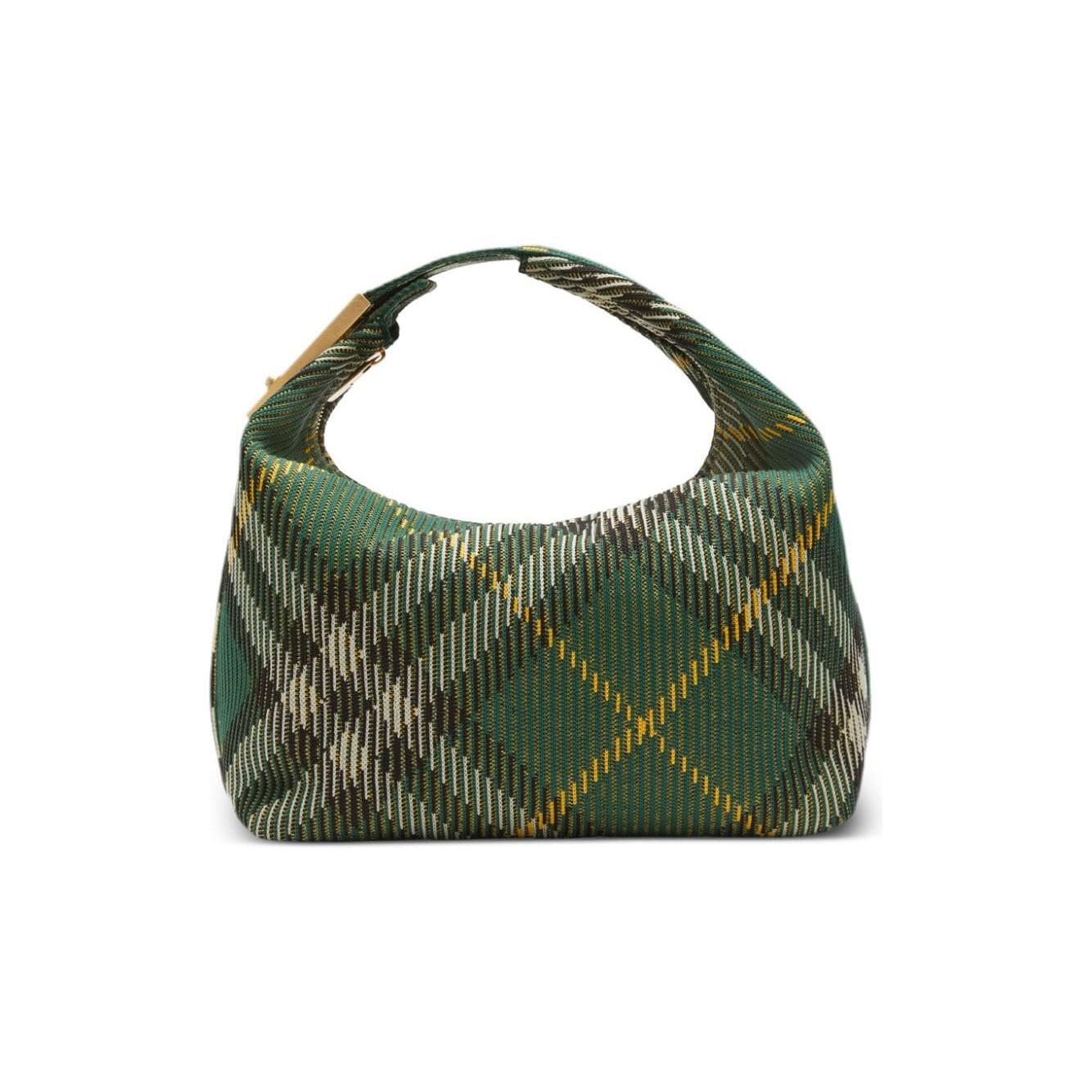 Front view with bag zipped and handles upright.