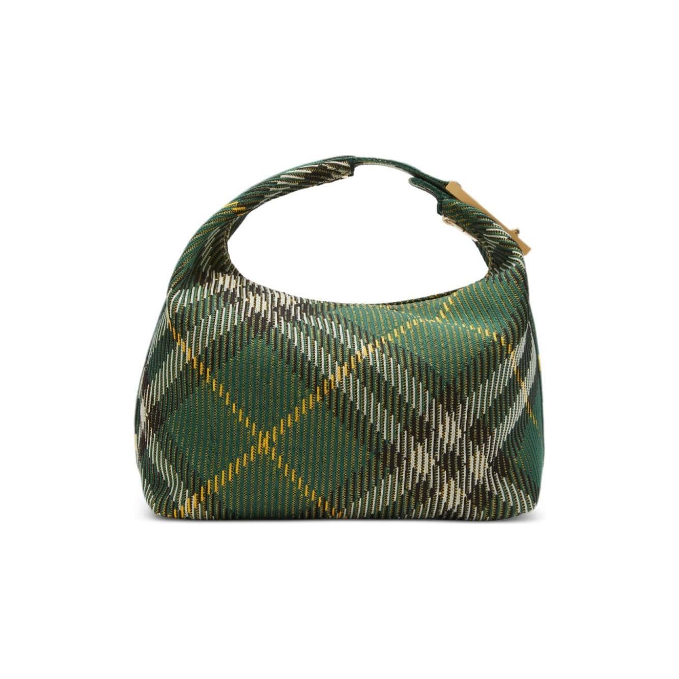 Front view with bag zipped and handles upright.