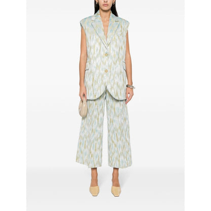 Erika Cavallini Semi-Couture Trousers MultiColour Trousers