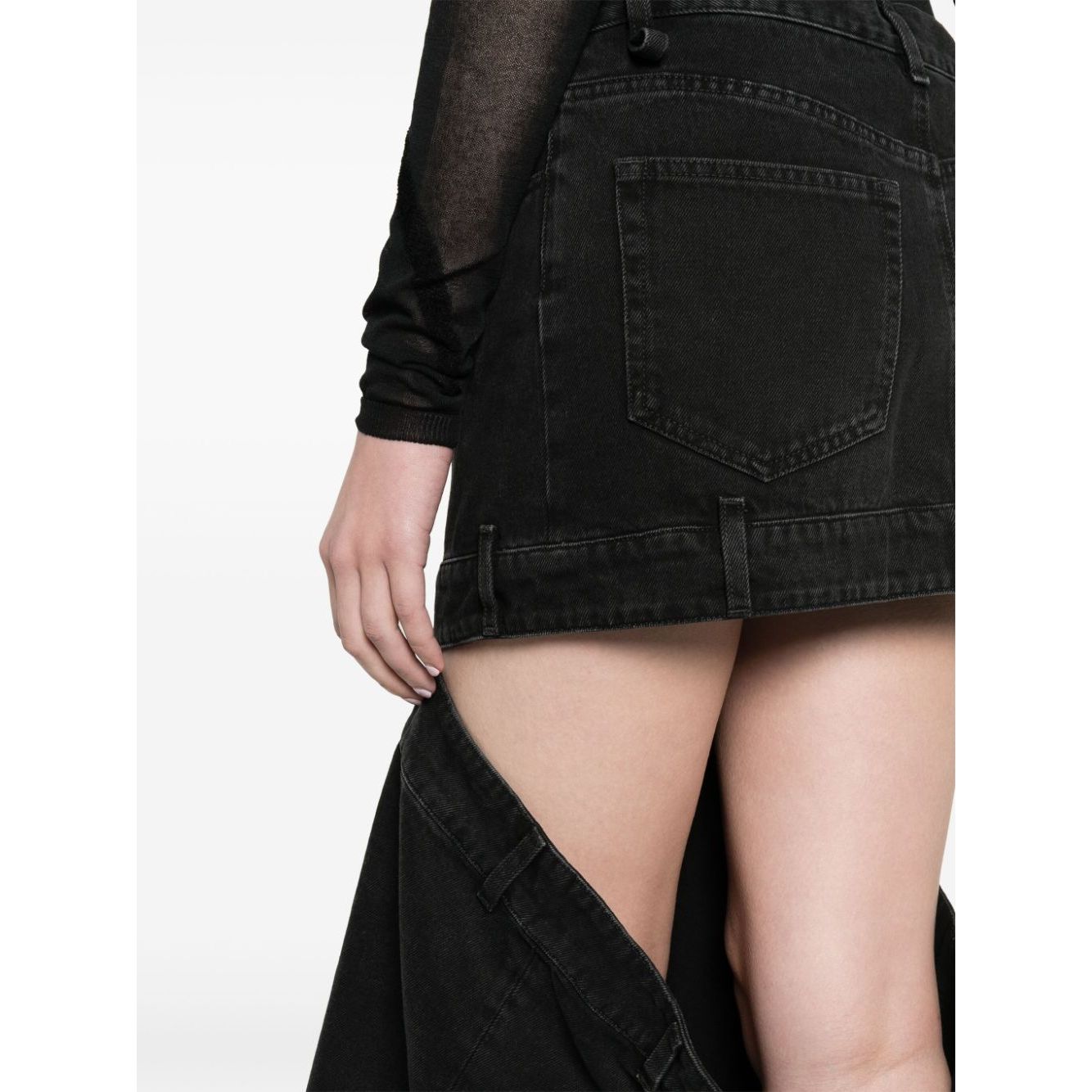 The Attico Skirts Black