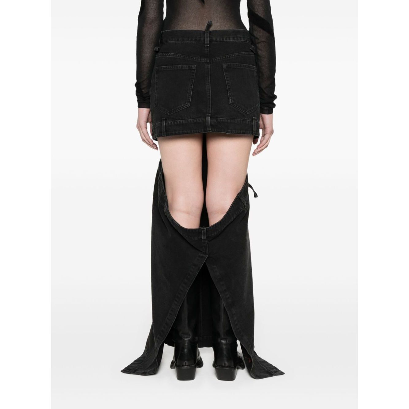 The Attico Skirts Black