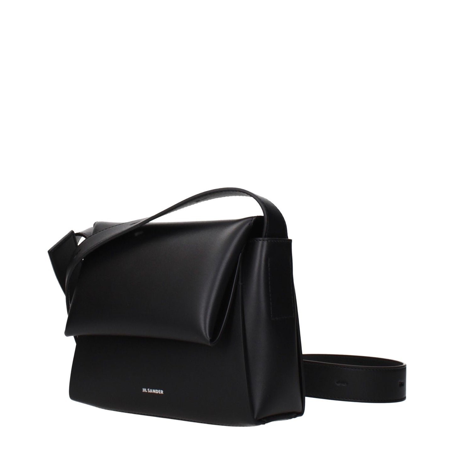 Jil Sander Black Leather Crossbody Bag