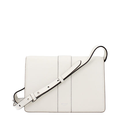 Jimmy Choo White Leather Crossbody Bag