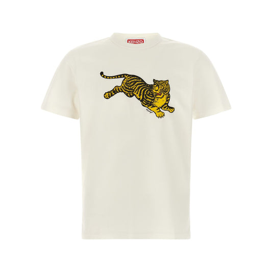 Kenzo White Cotton T-Shirt