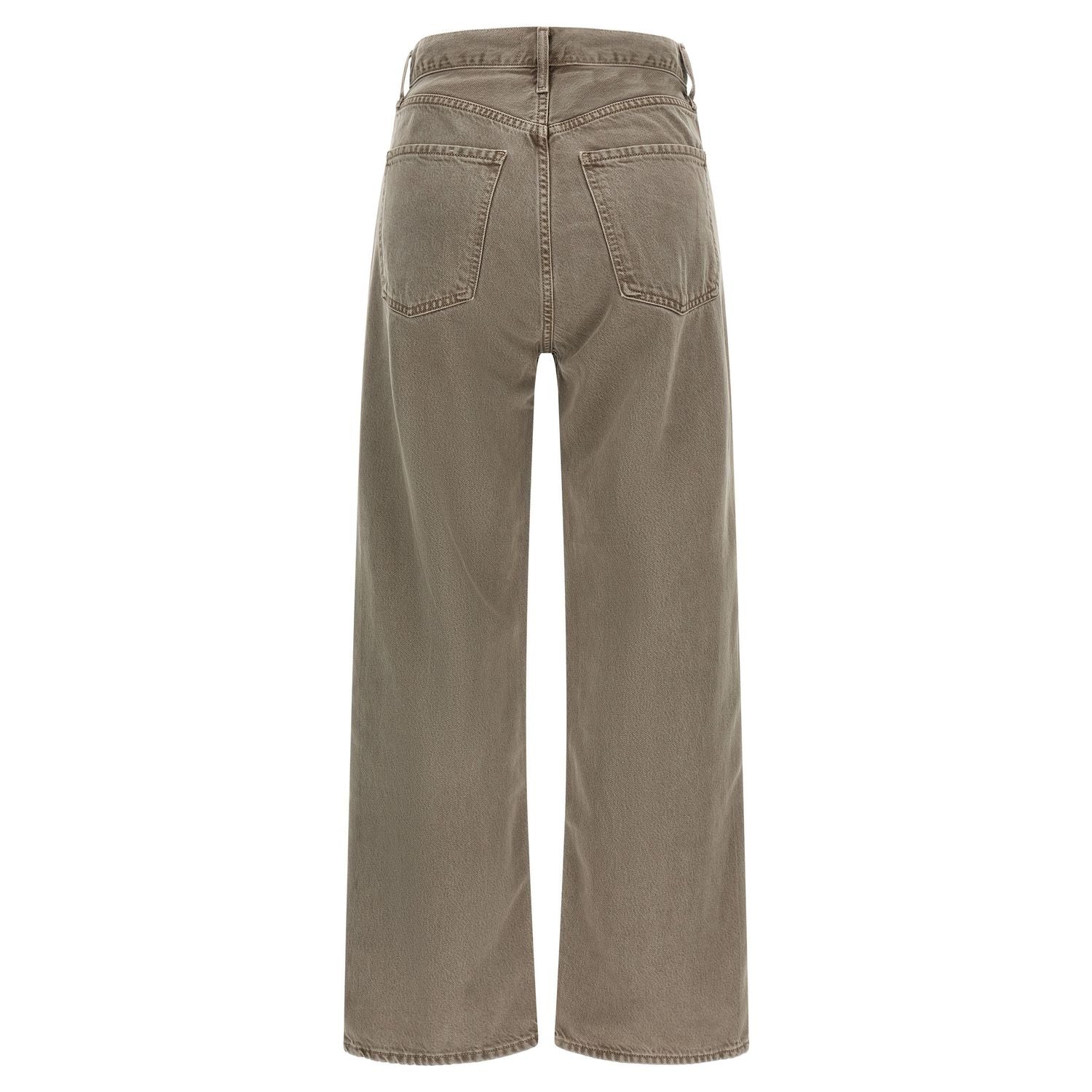 Agolde Brown Lyocell Relaxed Fit Jeans