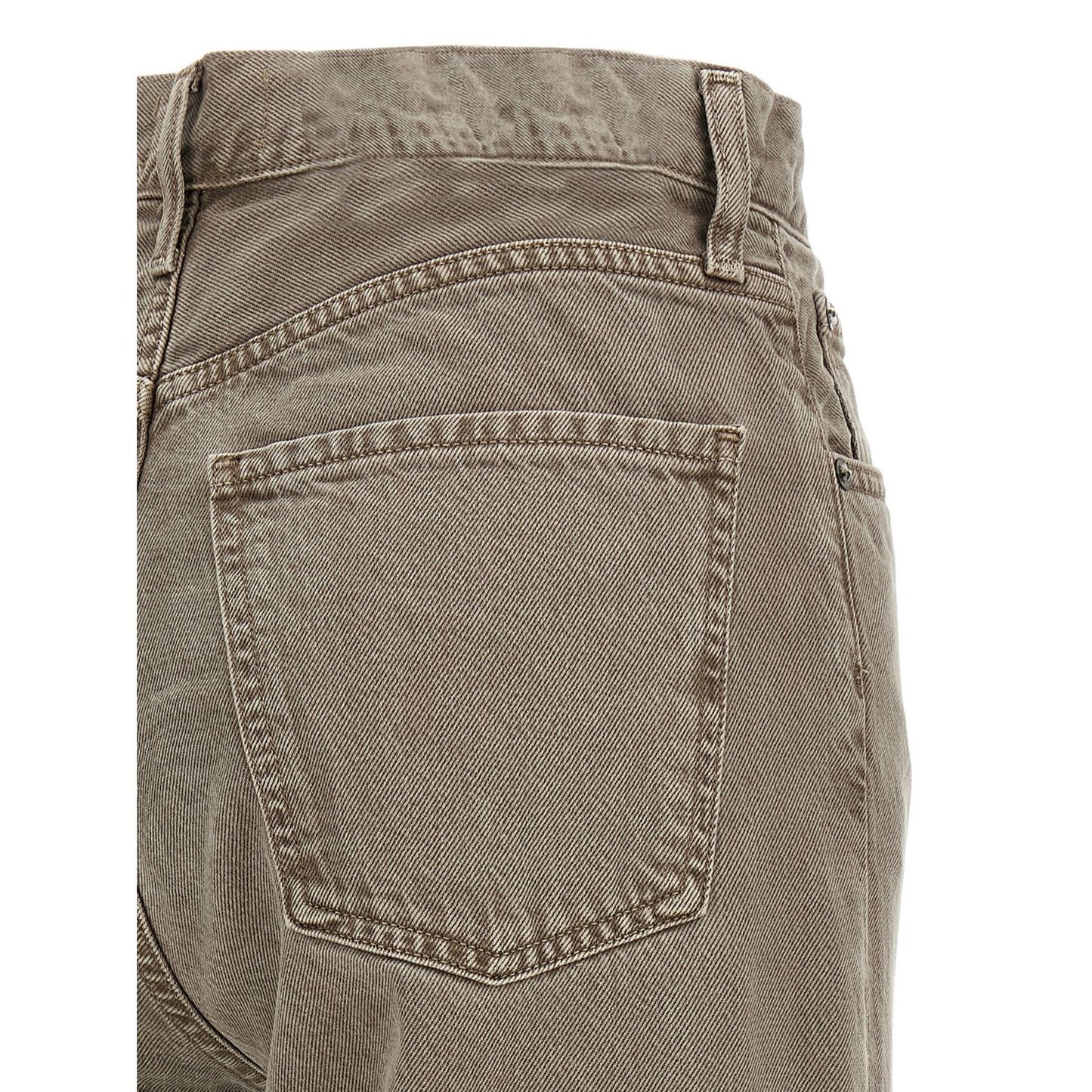 Agolde Brown Lyocell Relaxed Fit Jeans