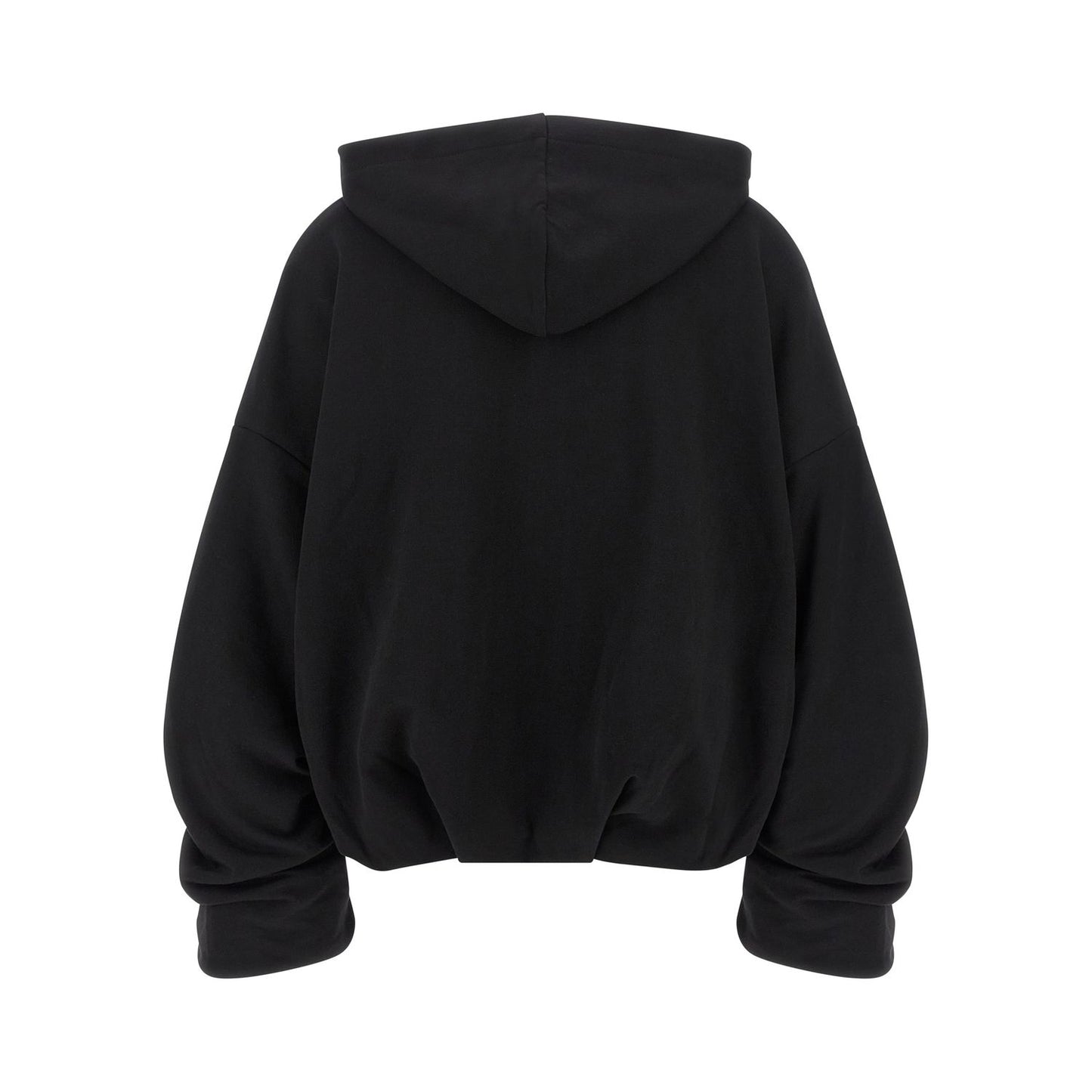 Dries Van Noten Black Cotton Hoodie