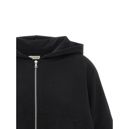 Dries Van Noten Black Cotton Hoodie