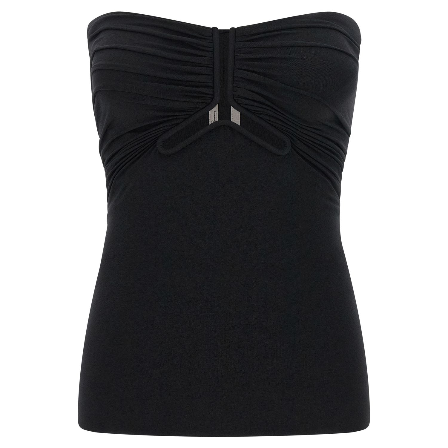 Rick Owens Black Nylon Tank Tops