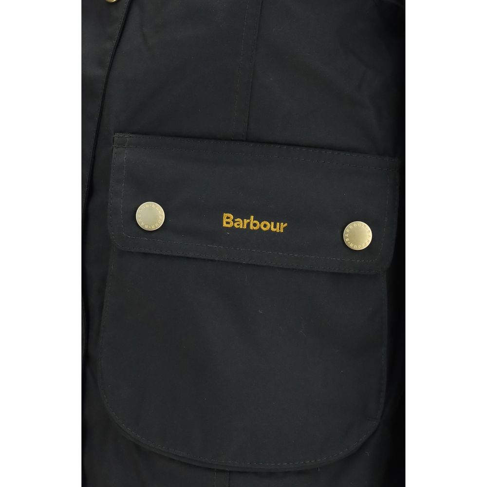 Barbour Bicolor Cotton Full-Length Jacket