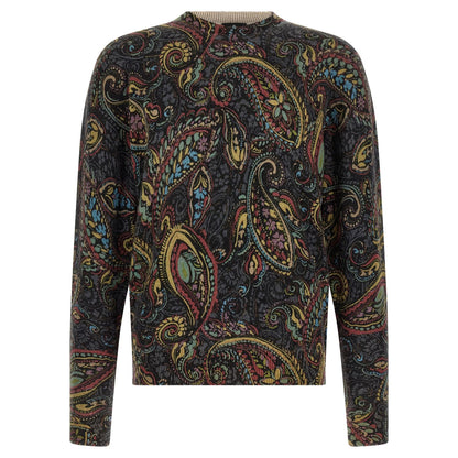 Etro Multicolor Wool Cardigan