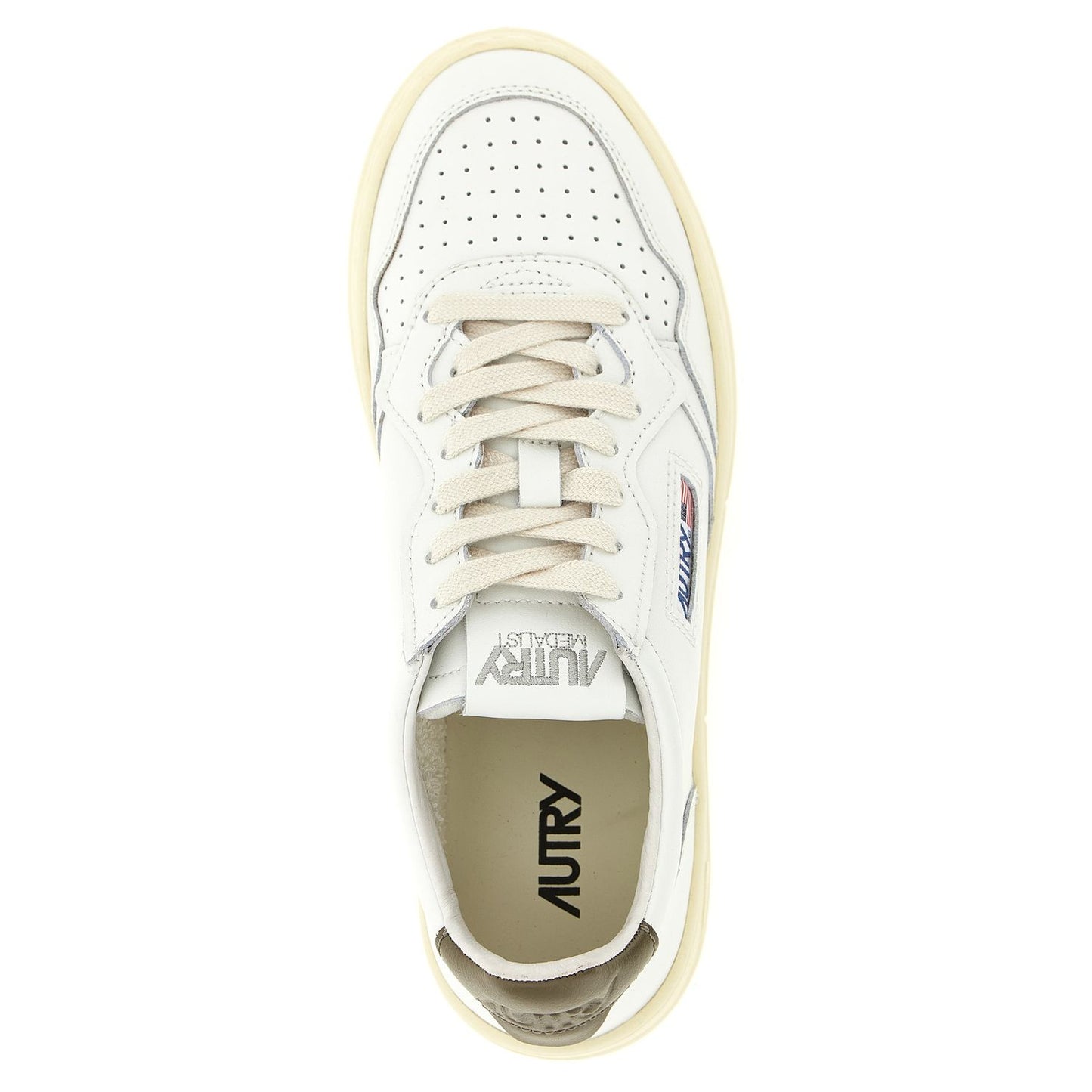 Autry Bicolor Cowhide Low Top Sneakers