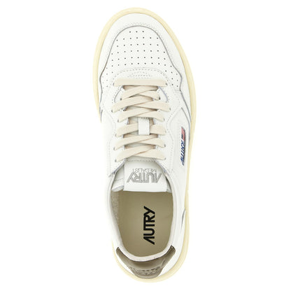 Autry Bicolor Cowhide Low Top Sneakers
