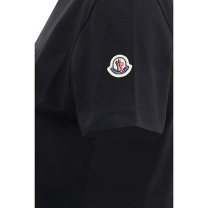 Moncler Black Cotton T-Shirt