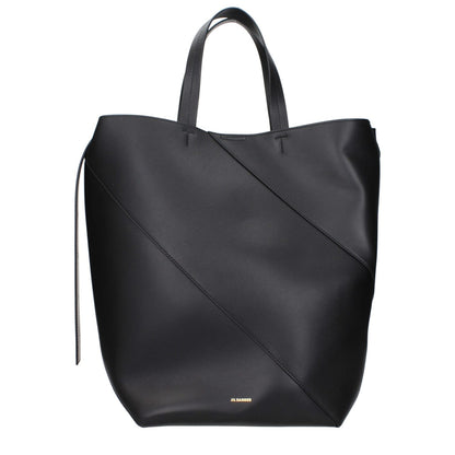 Jil Sander Black Leather Crossbody Bag