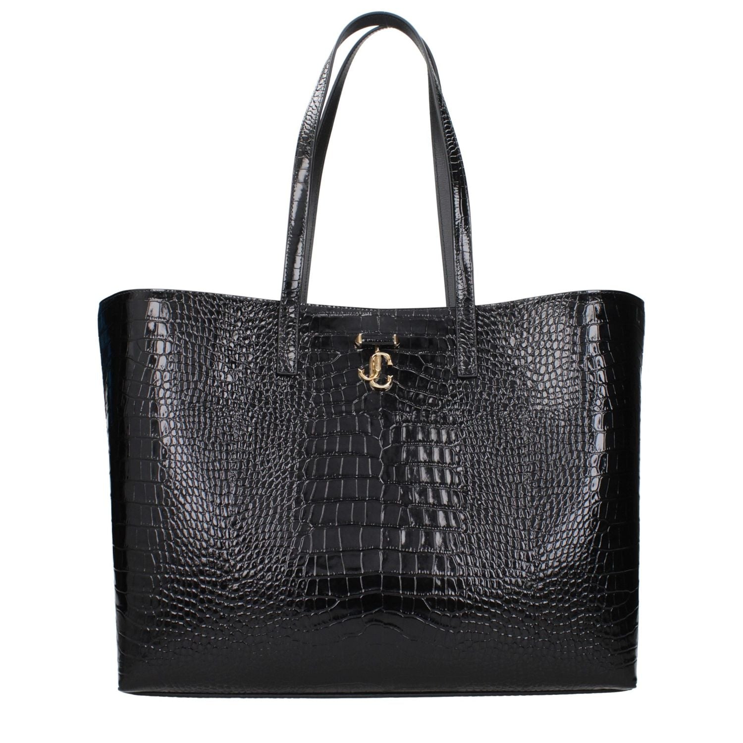 Jimmy Choo Black Leather Shoulder Bag