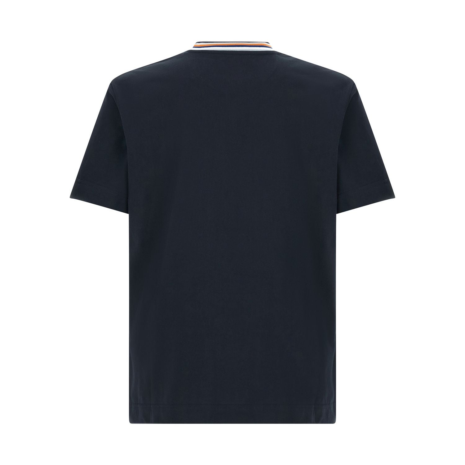 Fendi Blue Cotton T-Shirt