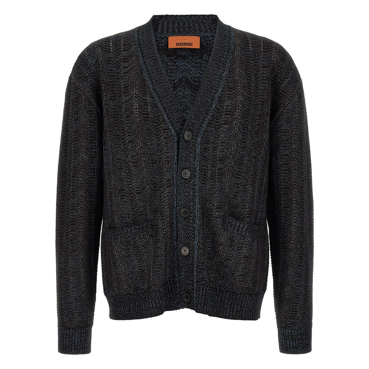 Missoni Blue Viscose Cardigan