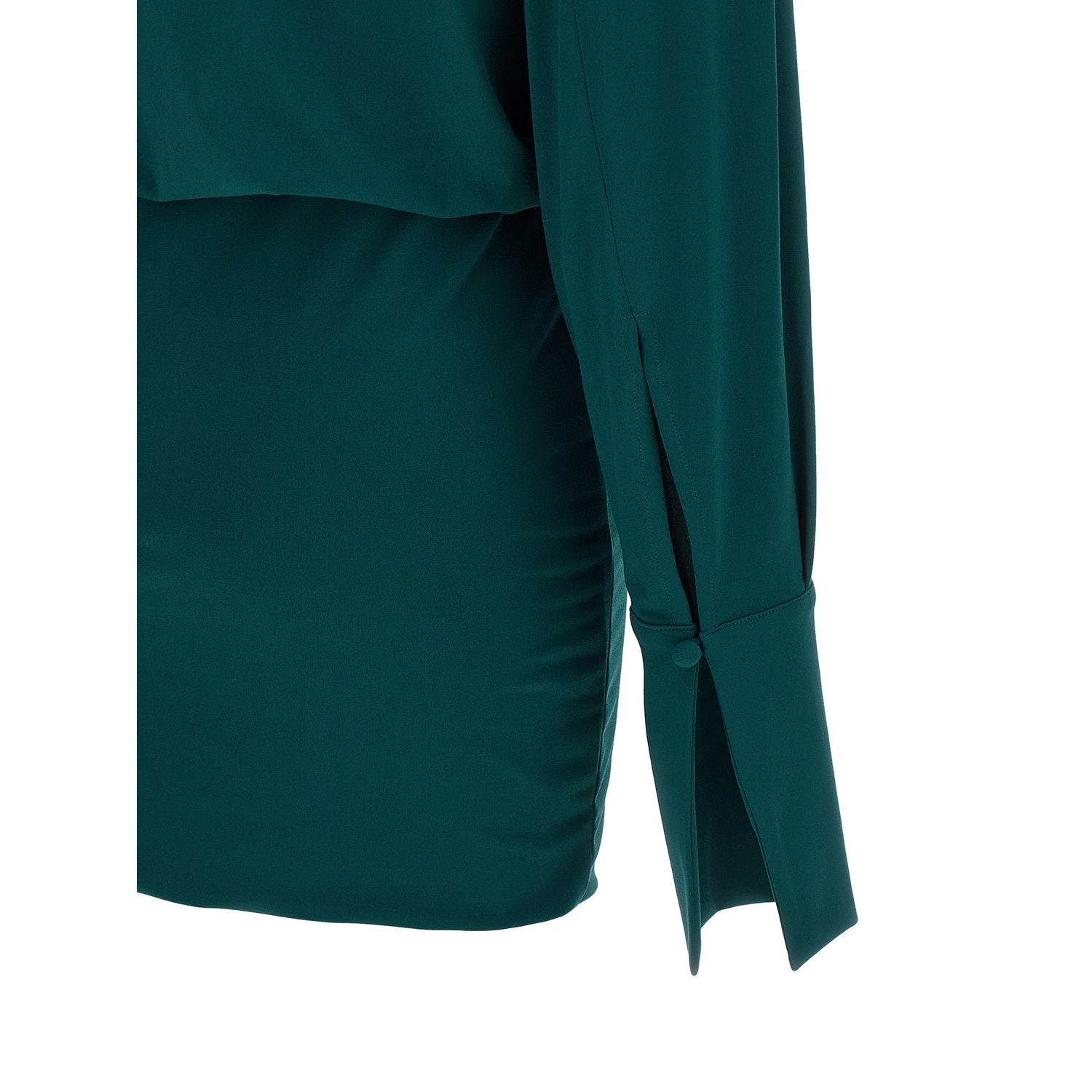 The Andamane Bicolor Polyester Short Dress