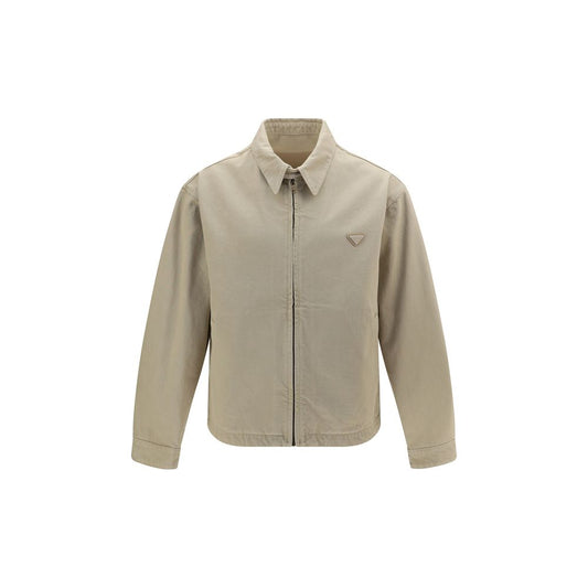 Prada Beige Cotton Denim Jacket