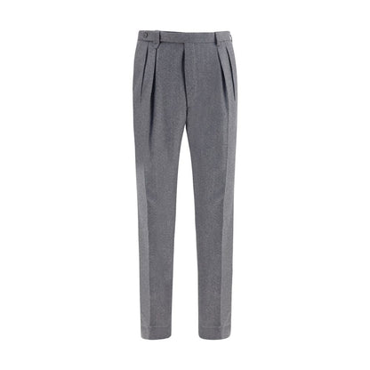 Brioni Gray Wool Oves Aries Casual Pants