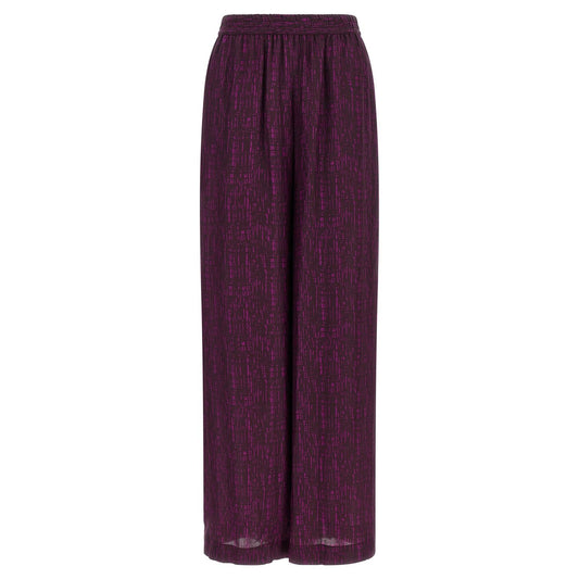 Gianluca Capannolo Purple Viscose Casual Pants