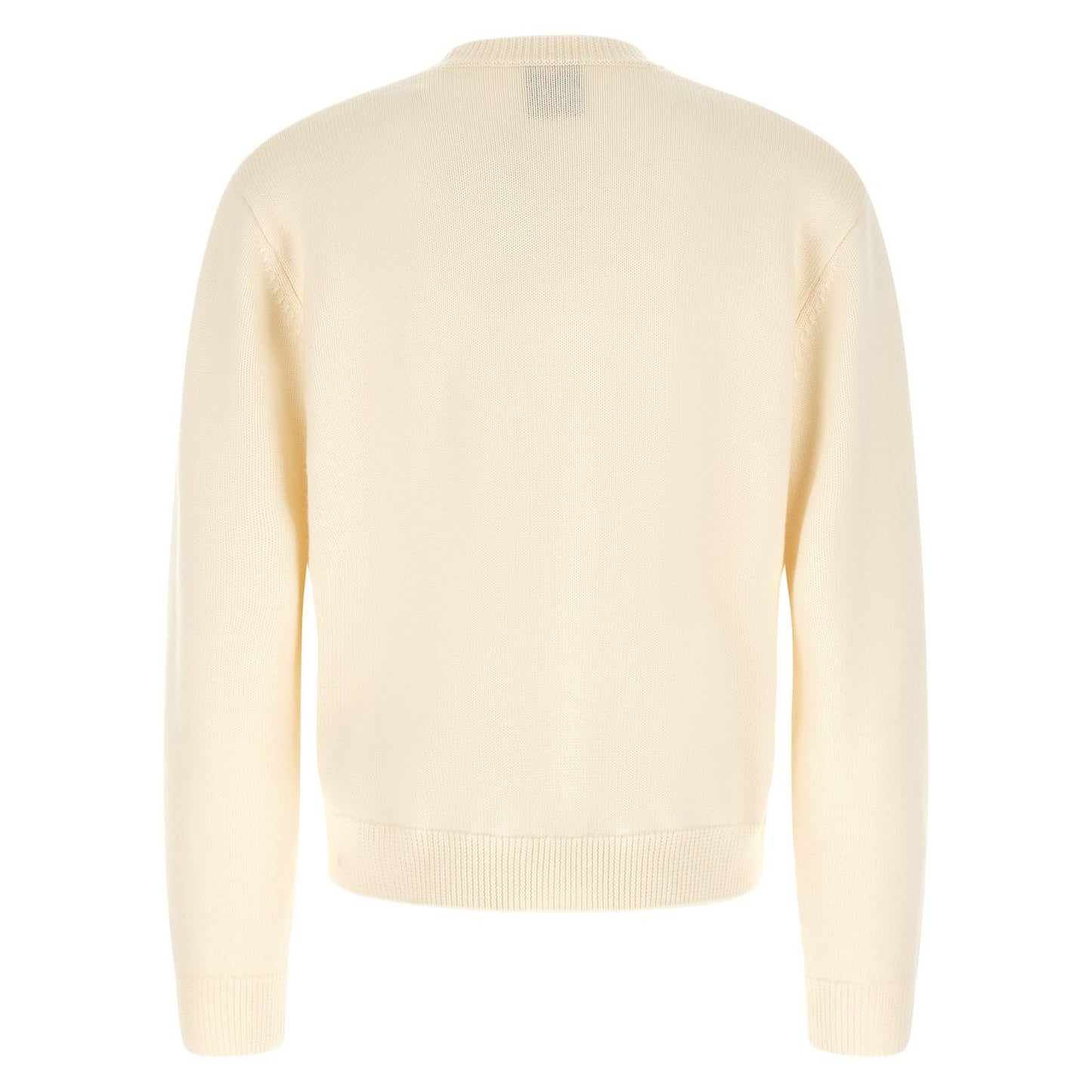 Casablanca White Wool Cardigan