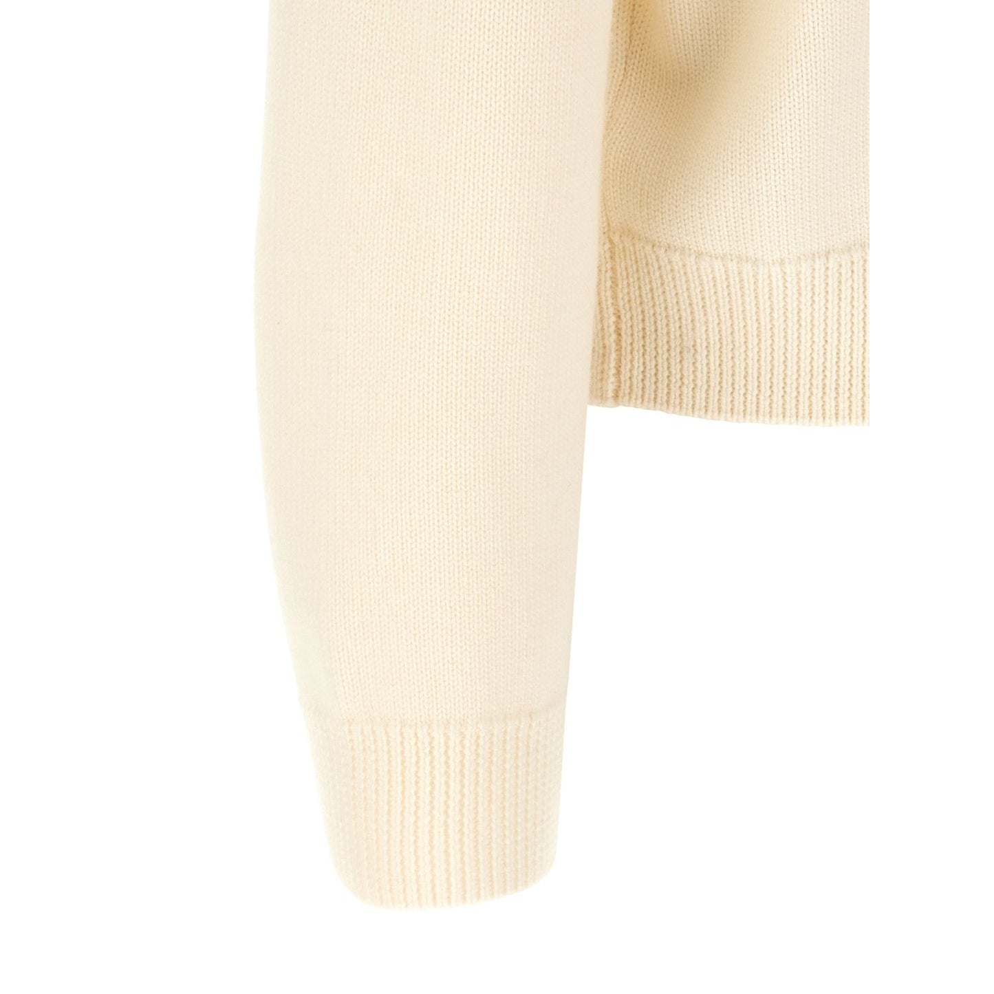 Casablanca White Wool Cardigan