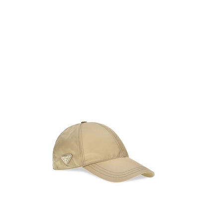 Prada Beige Polyamide Cap (Baseball Hat)