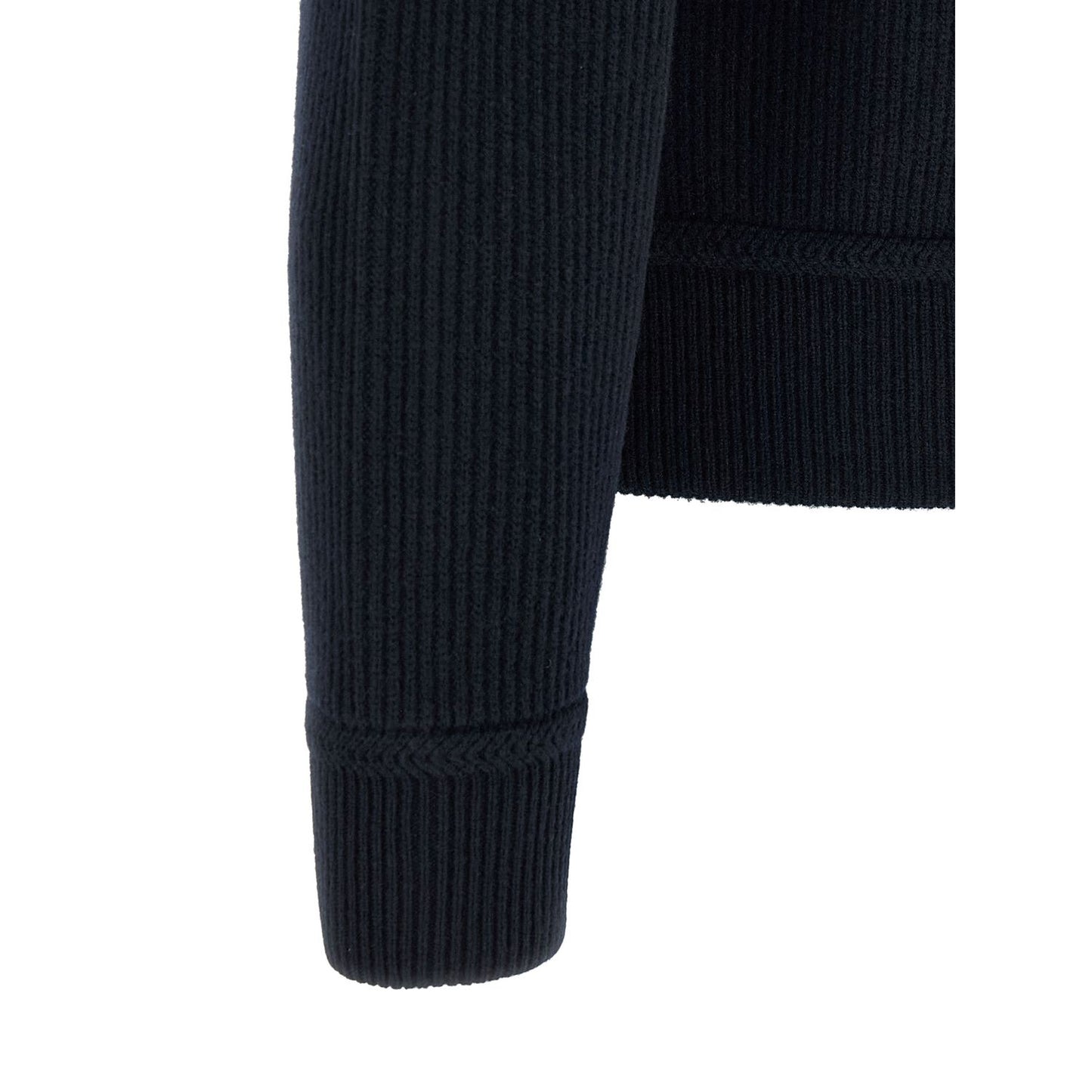 Tom Ford Blue Virgin Wool Full-Length Jacket