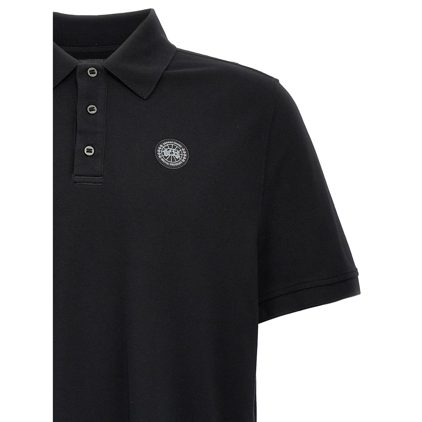 Canada Goose Black Cotton Polo Shirt