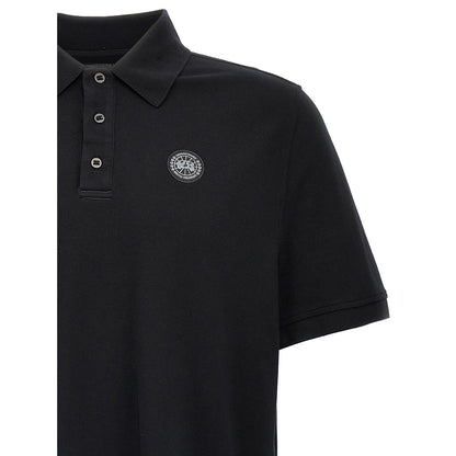 Canada Goose Black Cotton Polo Shirt