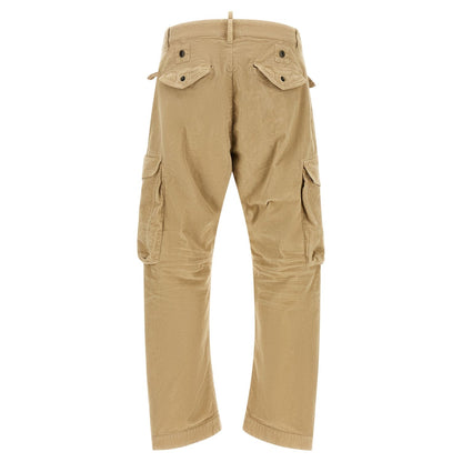 Dsquared² Beige Cotton Cargo Pants