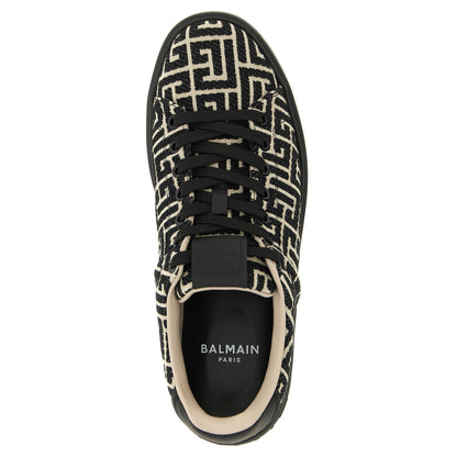 Balmain Bicolor Cotton Low Top Sneakers