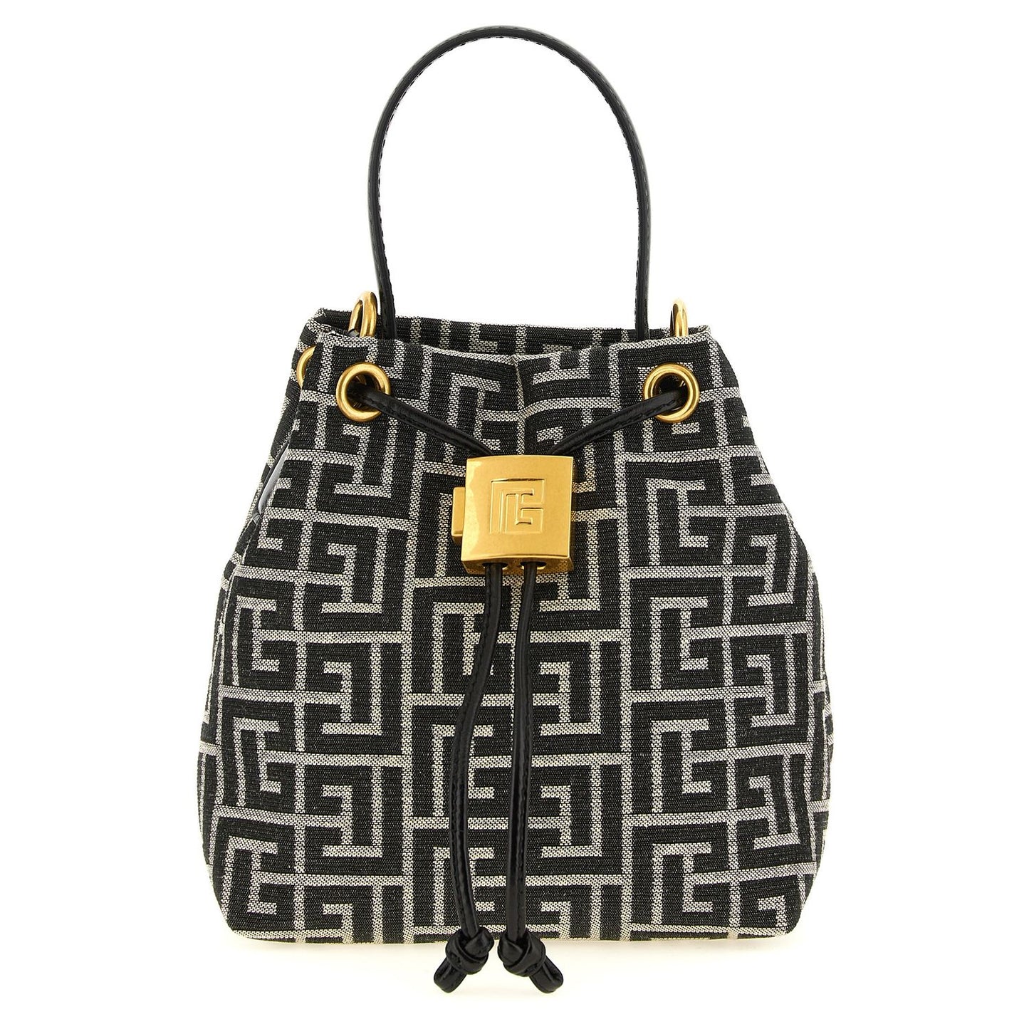 Balmain Bicolor Polyester Handbag