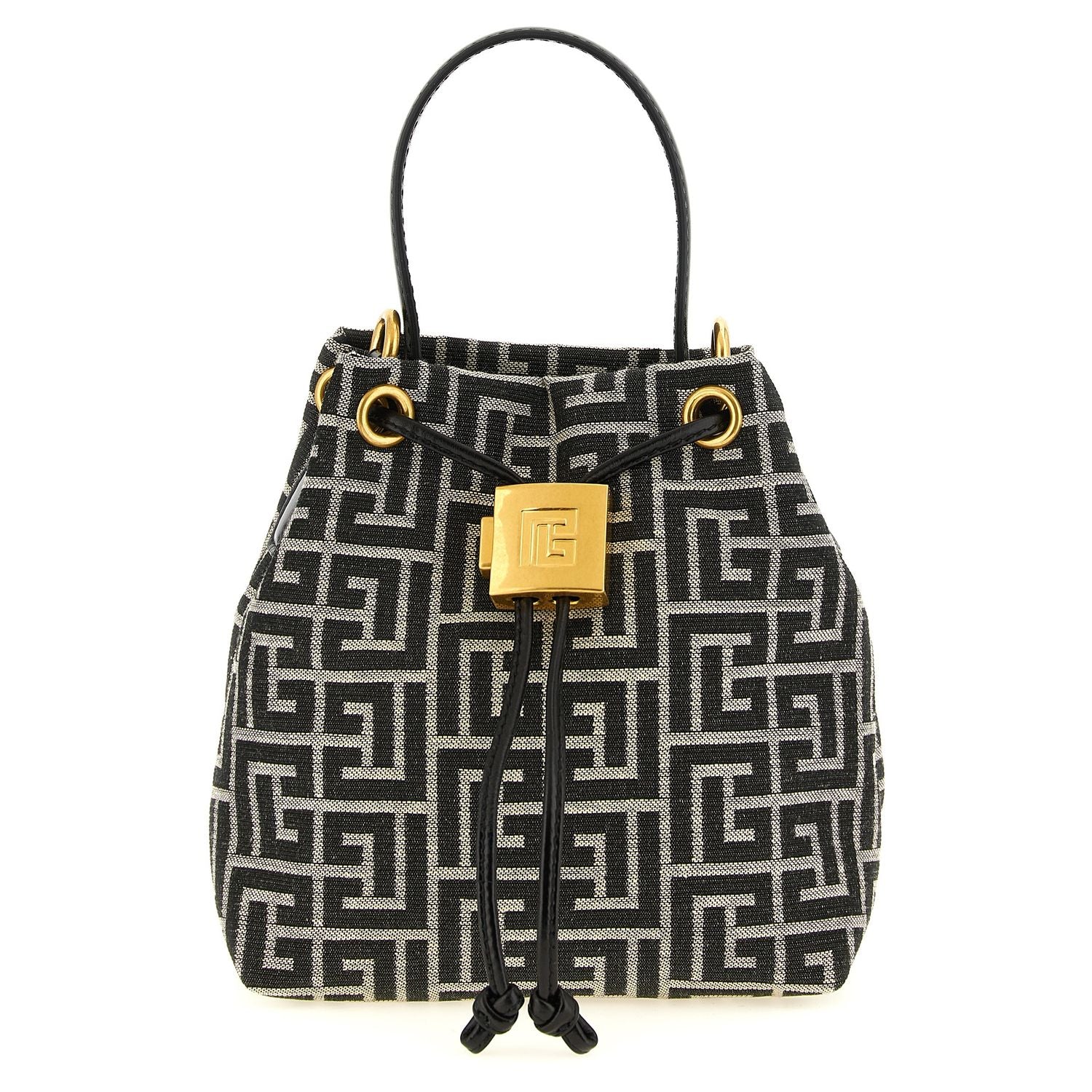 Balmain Bicolor Polyester Handbag