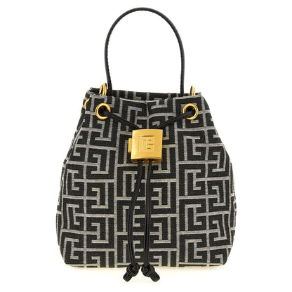 Balmain Bicolor Polyester Handbag