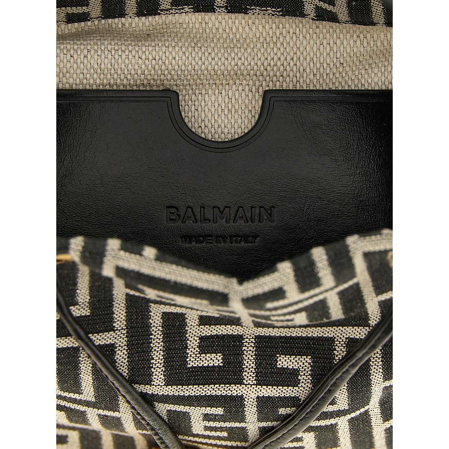 Balmain Bicolor Polyester Handbag